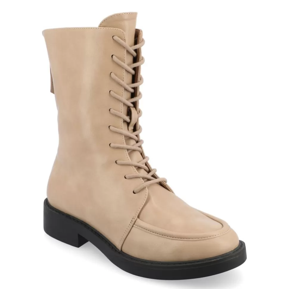 Women Journee Collection Combat & Rugged Boots^ Womens Nikks Booties