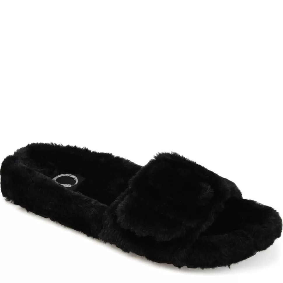 Women Journee Collection Slippers^ Womens Shadow Slipper