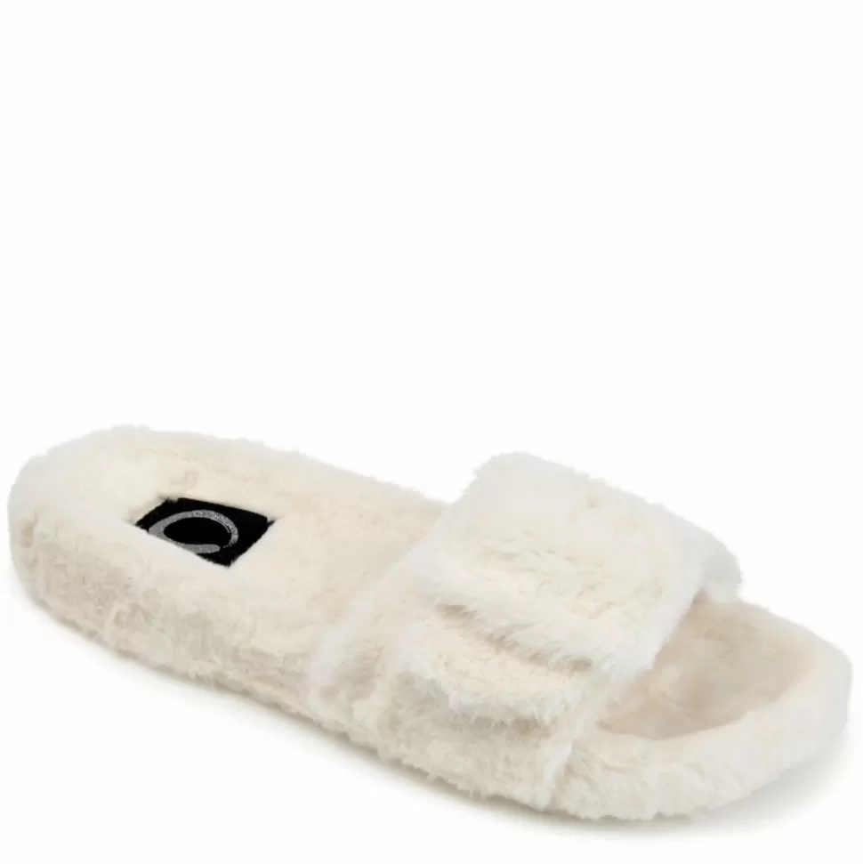 Women Journee Collection Slippers^ Womens Shadow Slipper