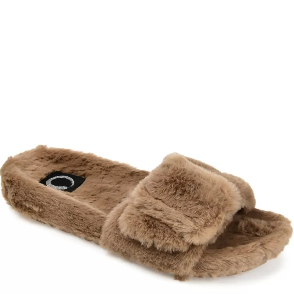 Women Journee Collection Slippers^ Womens Shadow Slipper