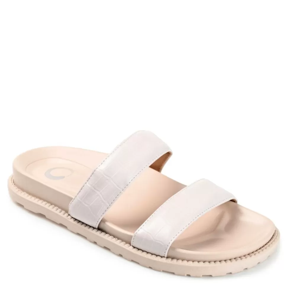 Women Journee Collection Footbed Sandals^ Womens Stellina