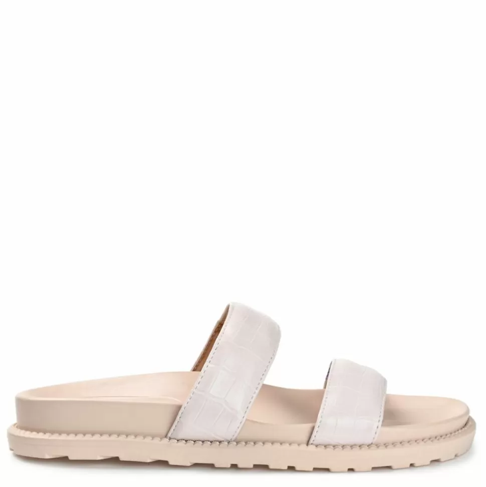 Women Journee Collection Footbed Sandals^ Womens Stellina