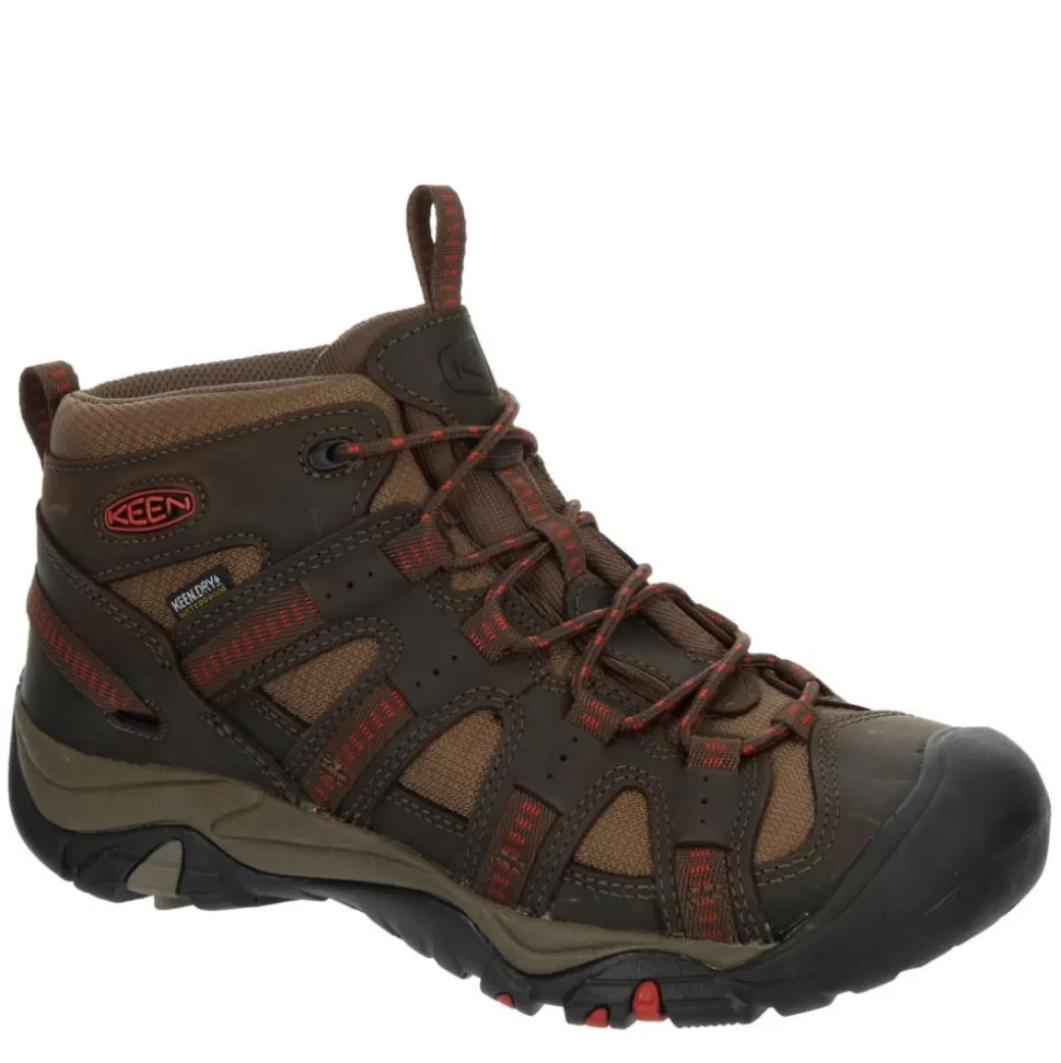 Men KEEN Hiking Boots^ Mens Siskiyou Mid Waterproof Hiking Boot