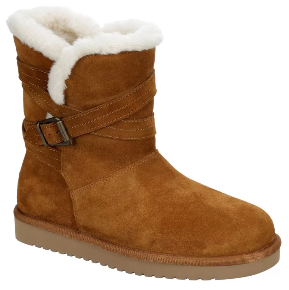 Women KOOLABURRA by UGG Shearling Boots^ Womens Delene Short Fur Boot