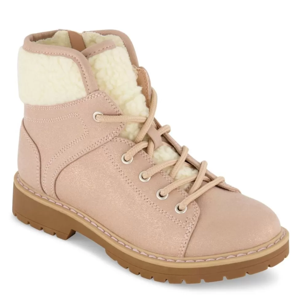 MARC FISHER Boots^ Girls Little-Big Kid Jade Fuzz Lace-Up Boot