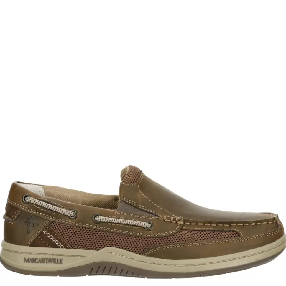 Men MARGARITAVILLE Boat Shoes^ Mens Anchor Slip On Boat Shoe