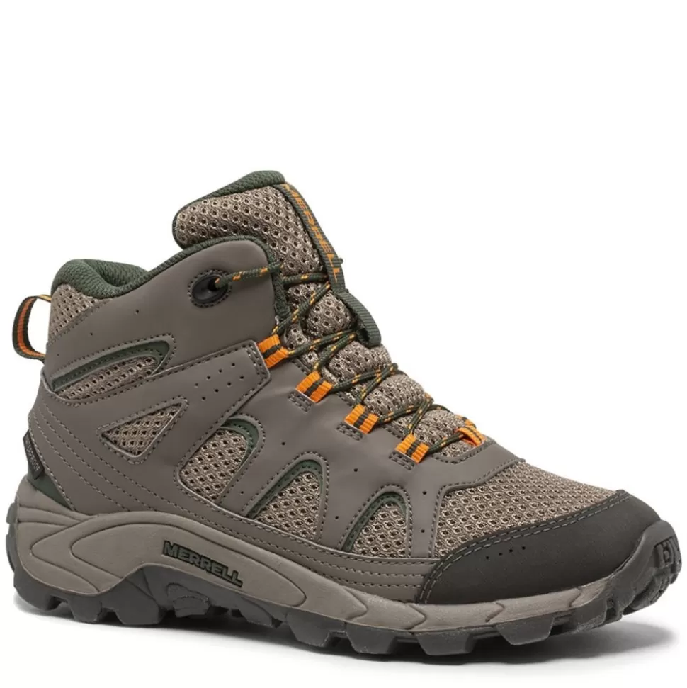 MERRELL Boots^ Boys Little-Big Kid Oakcreek Mid Hiking Shoe