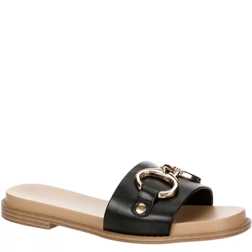 Women MICHAEL BY MICHAEL SHANNON Flat Sandals^ Womens Jade Slide Sandal