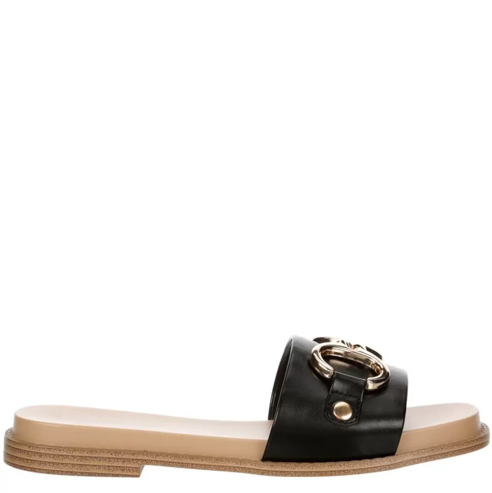 Women MICHAEL BY MICHAEL SHANNON Flat Sandals^ Womens Jade Slide Sandal