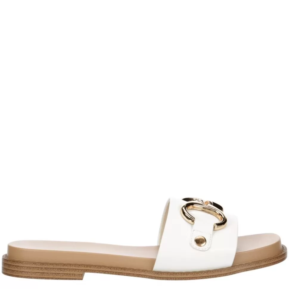 Women MICHAEL BY MICHAEL SHANNON Flat Sandals^ Womens Jade Slide Sandal