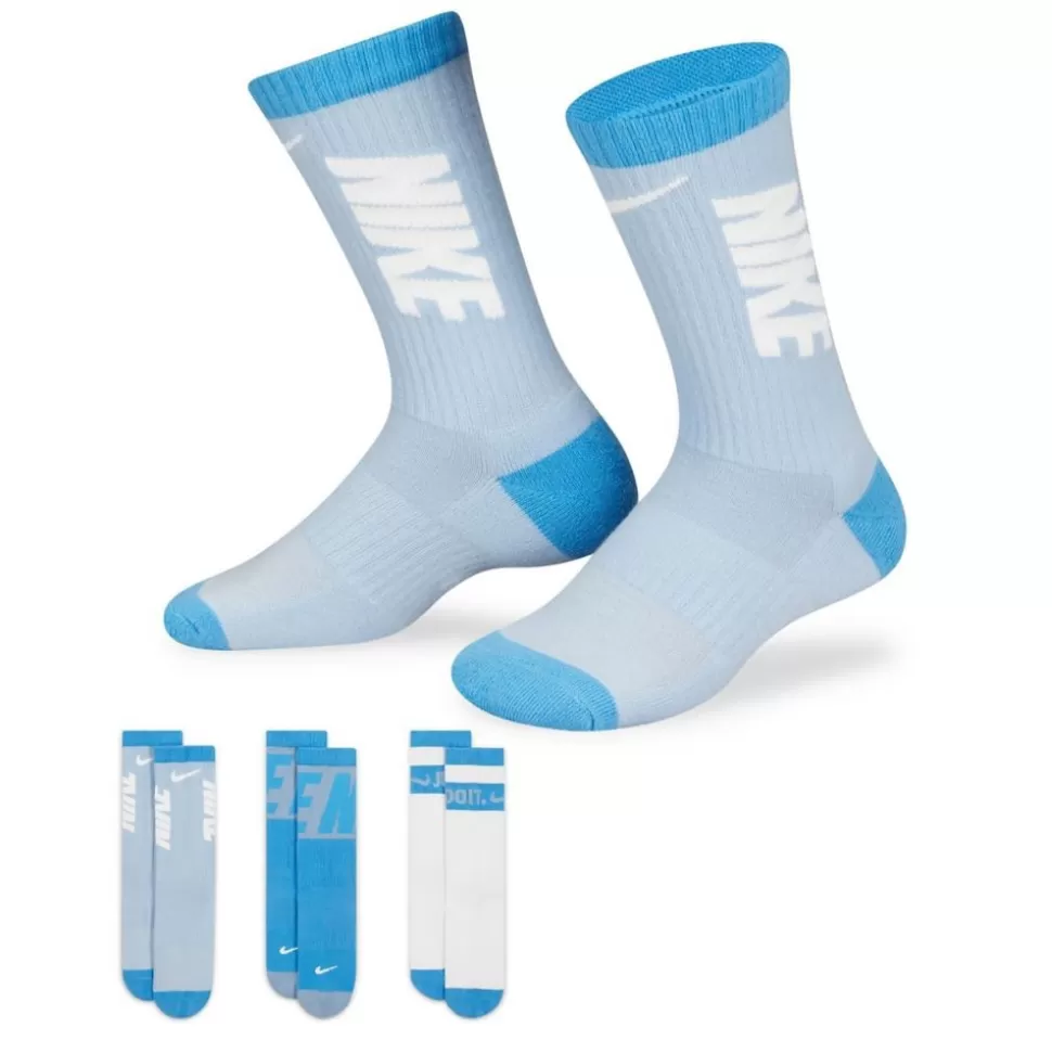 NIKE Accessories^ Boys Graphic Crew Socks 3 Pairs