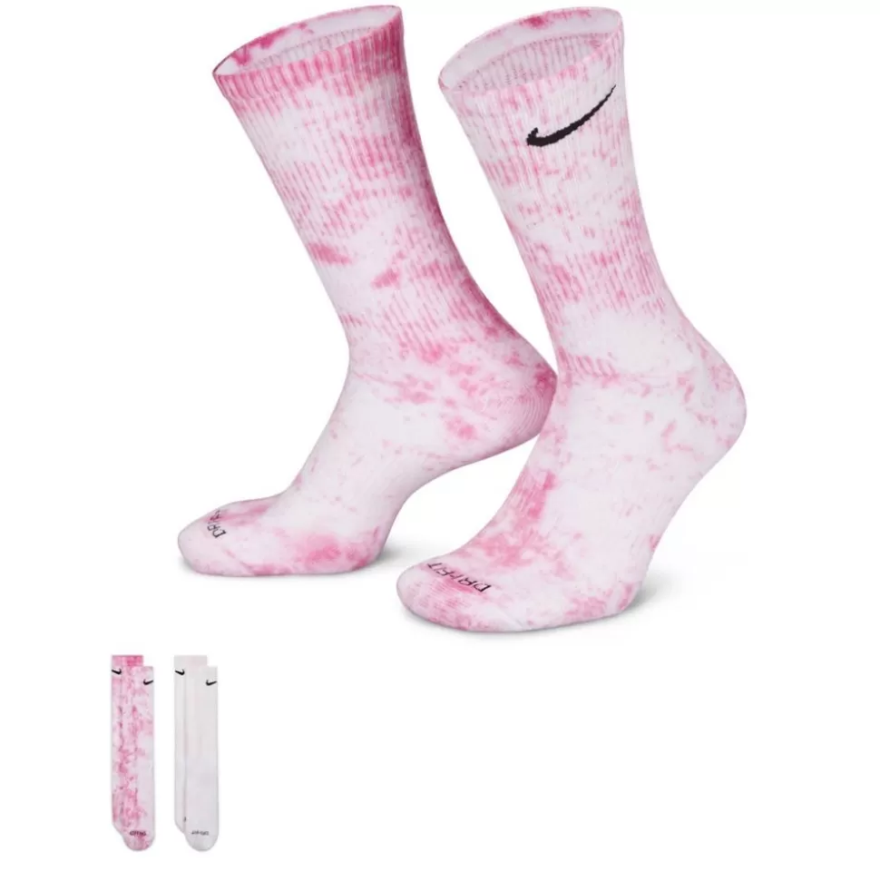 NIKE Accessories^ Boys Tie Dye Pinks Crew Socks 2 Pairs