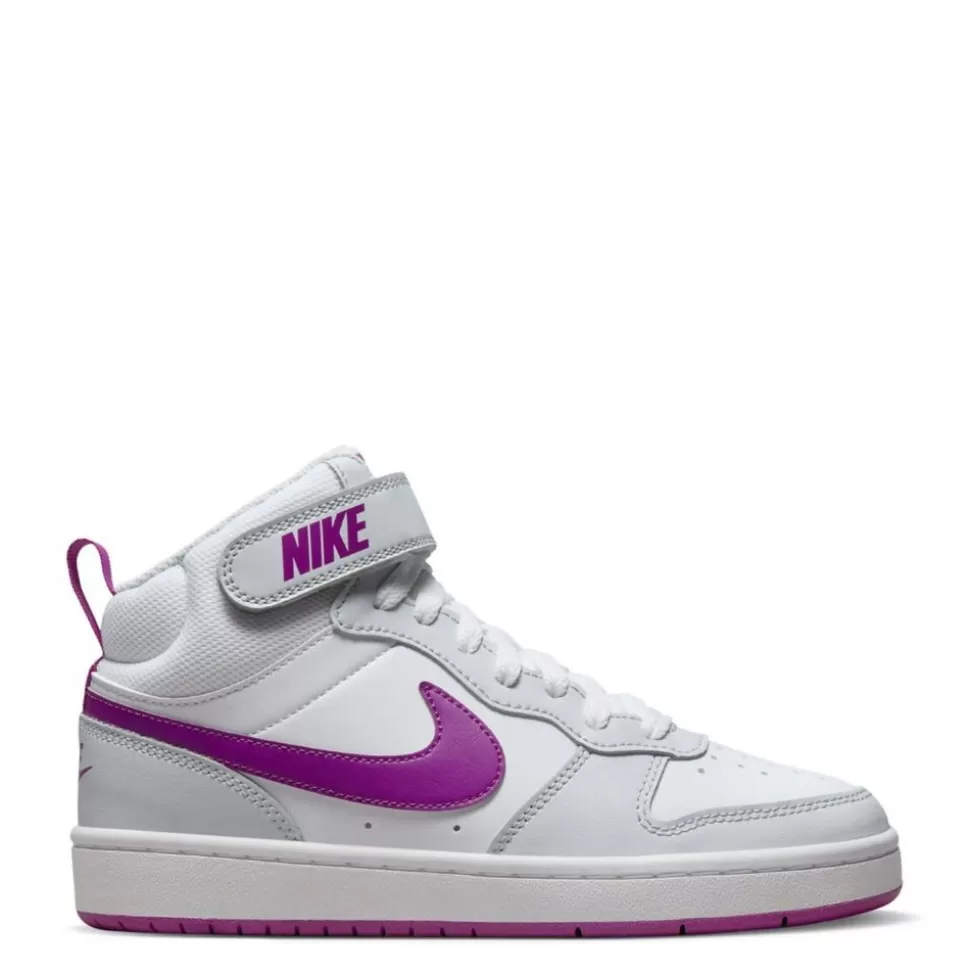 Girls NIKE Athletic & Sneakers^ Girls Big Kid Court Borough 2 Mid Top Sneaker
