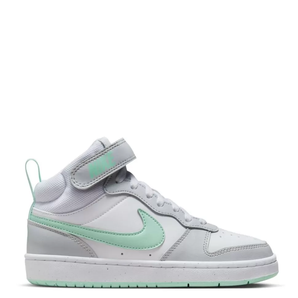 Girls NIKE Athletic & Sneakers^ Girls Big Kid Court Borough 2 Mid Top Sneaker