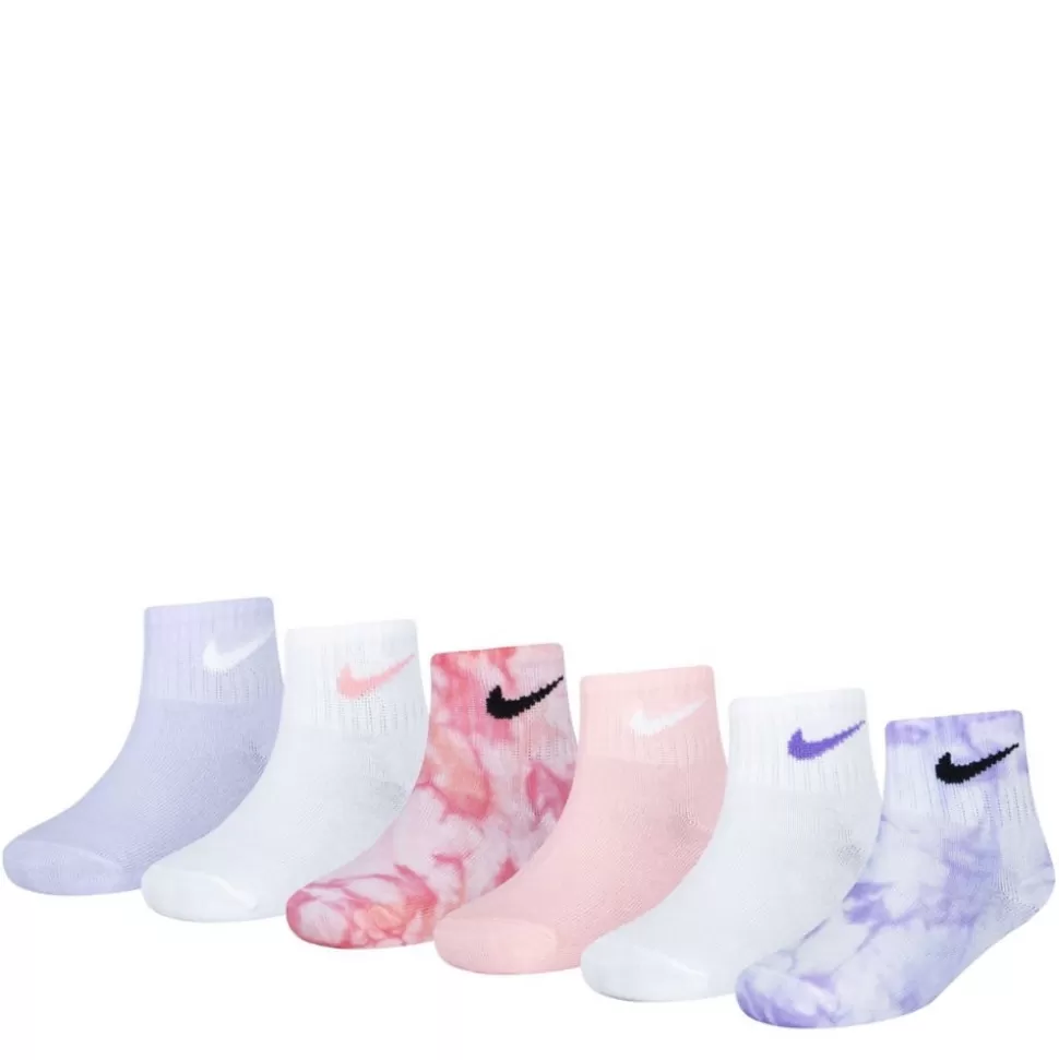 NIKE Accessories^ Girls Quarter Socks 6 Pairs