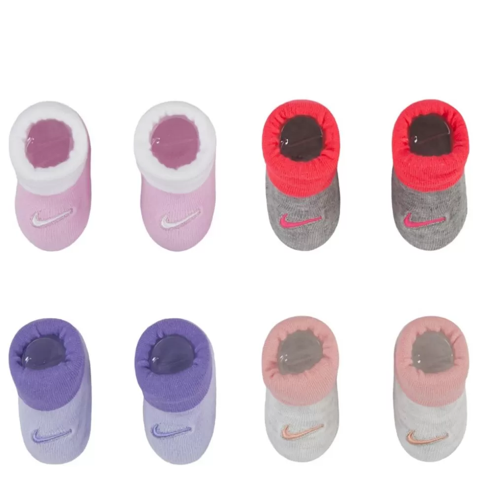 NIKE Accessories^ Girls Swoosh Bootie Set 4 Pairs