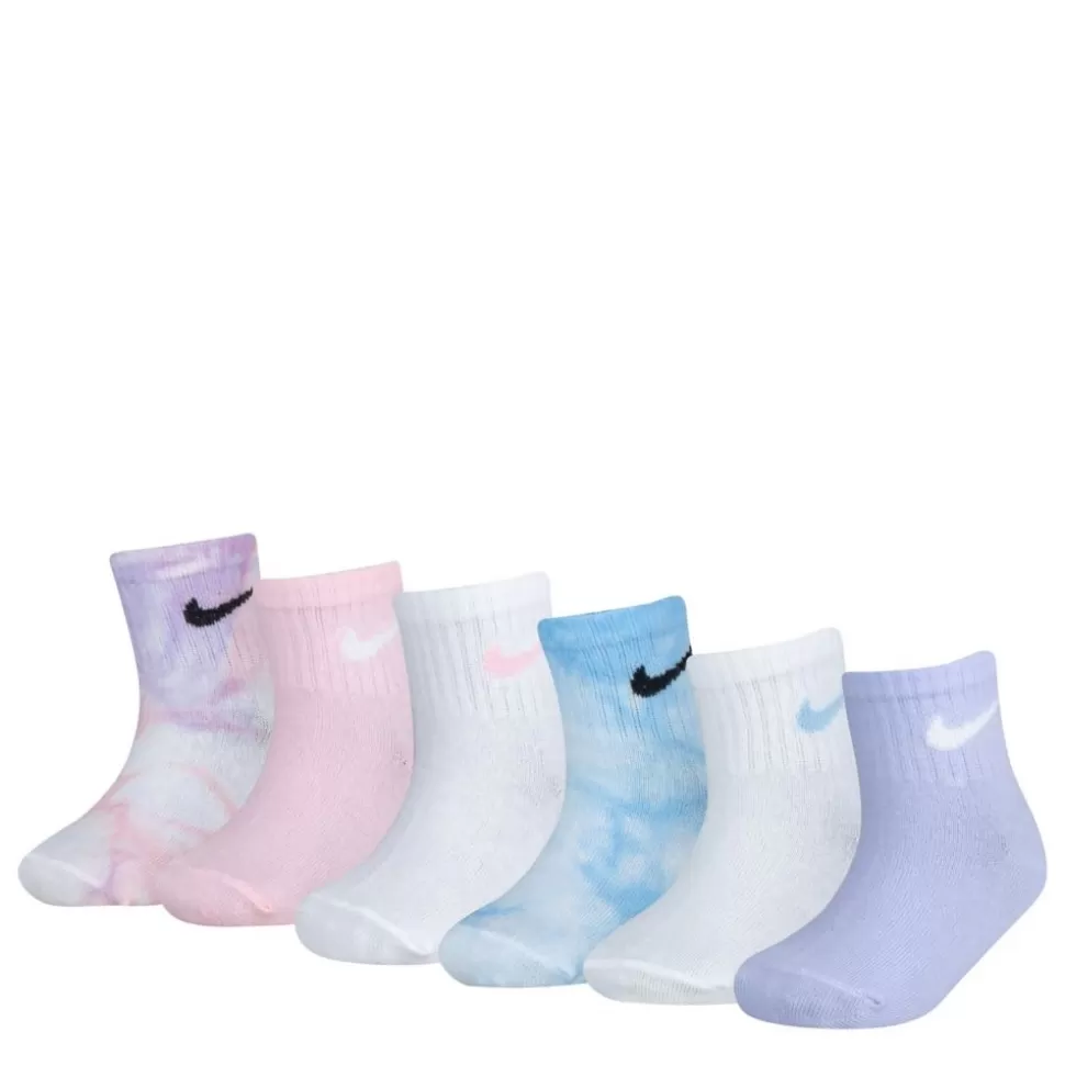 NIKE Accessories^ Girls Tie Dye Ankle Socks 6 Pairs