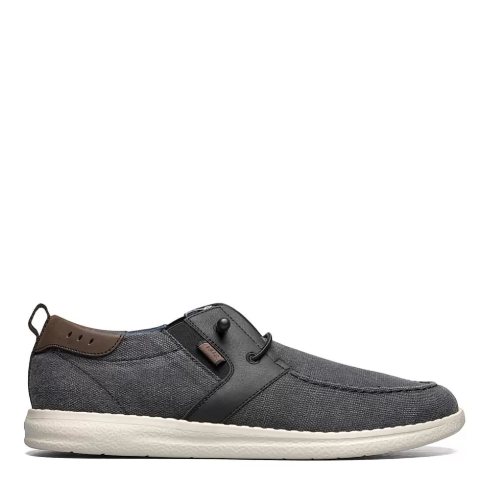 Men NUNN BUSH Canvas^ Mens Brewski Slip On Sneaker