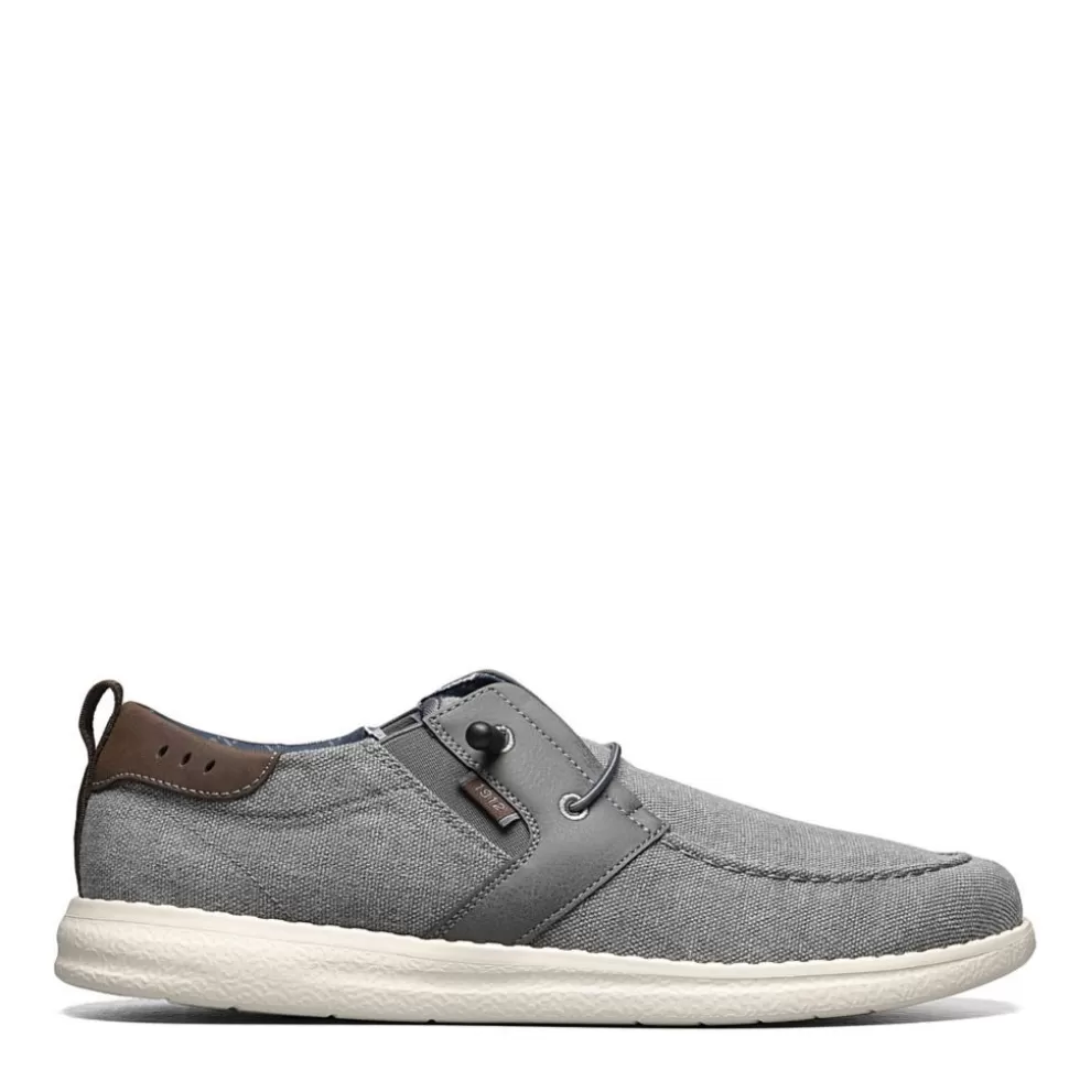 Men NUNN BUSH Canvas^ Mens Brewski Slip On Sneaker