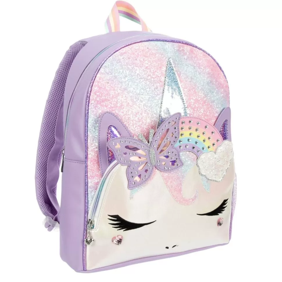 OMG Accessories^ Girls Unicorn Butterfly Crown Backpack