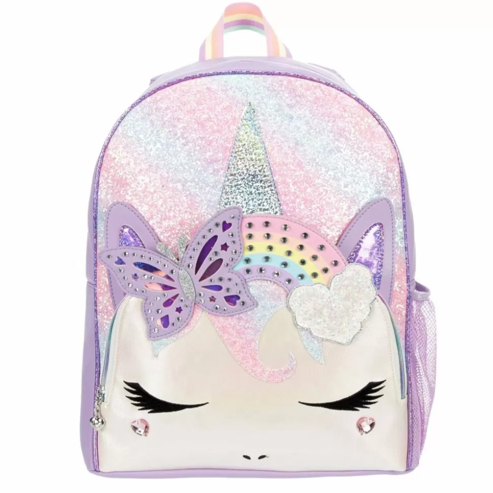 OMG Accessories^ Girls Unicorn Butterfly Crown Backpack