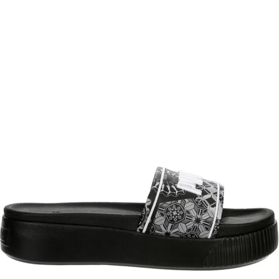 Women PUMA Platform Sandals^ Womens Platform Slide Zellige Sandal