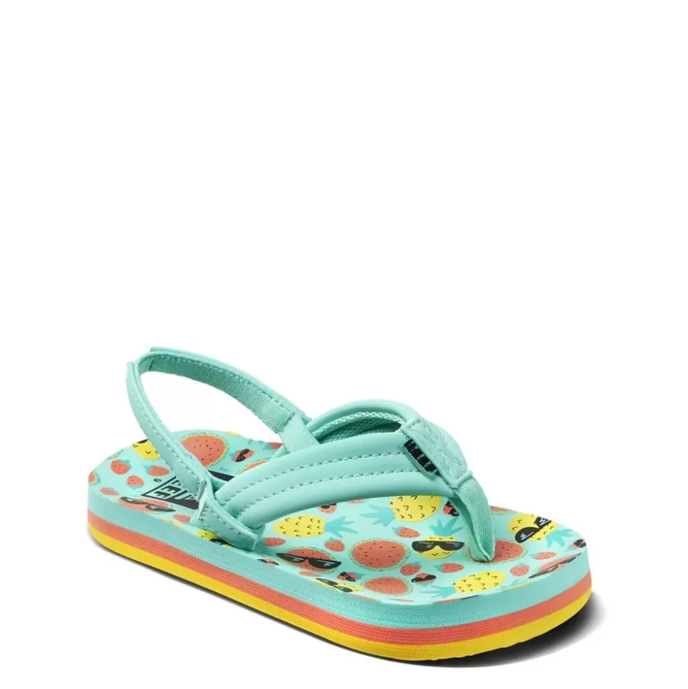 REEF Sandals^ Girls Toddler-Little Kid Little Ahi Flip Flop Sandal