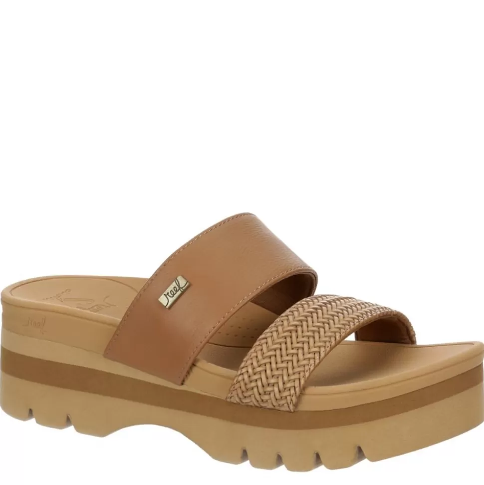 Women REEF Platform Sandals^ Womens Banded Horizon 2.5 Slide Sandal