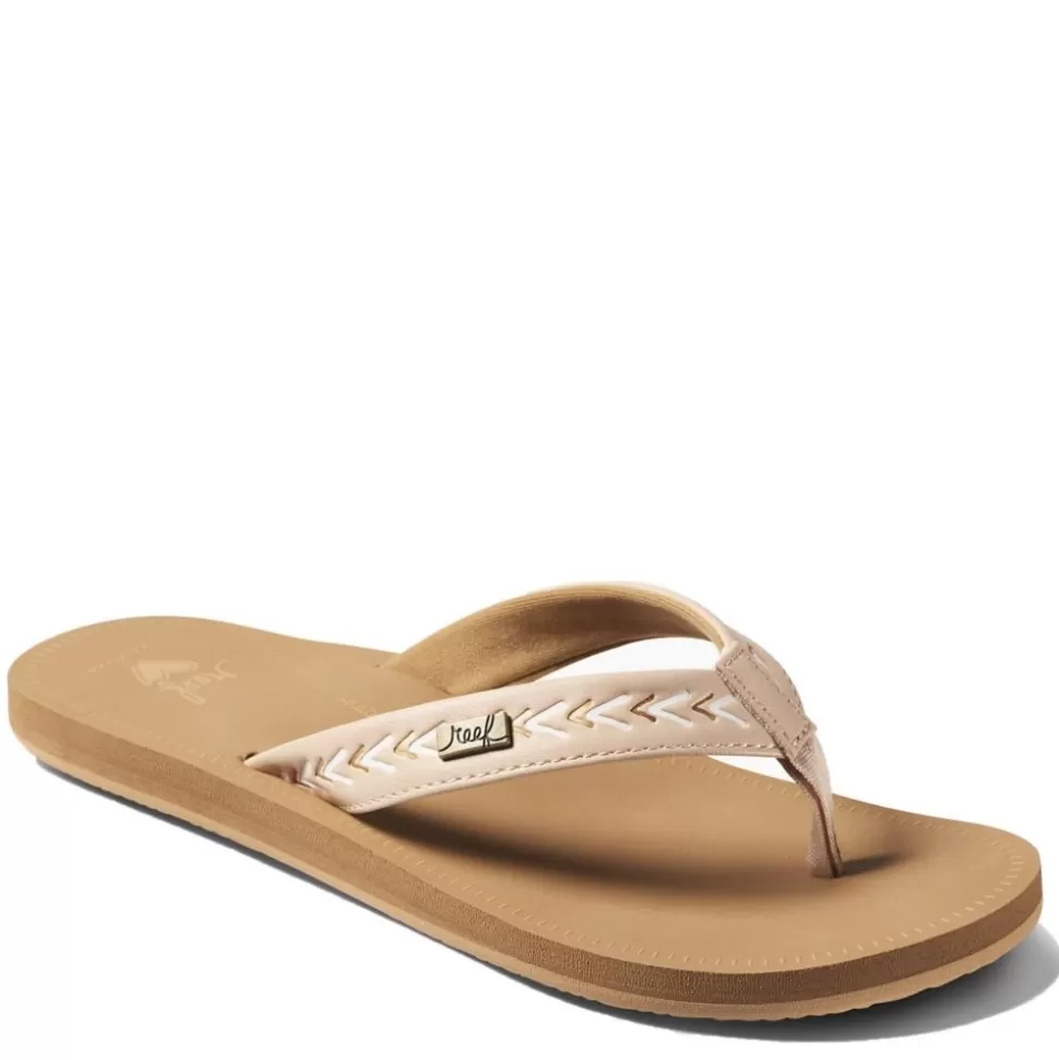 Women REEF Flat Sandals^ Womens Beachbreak Flip Flop Al