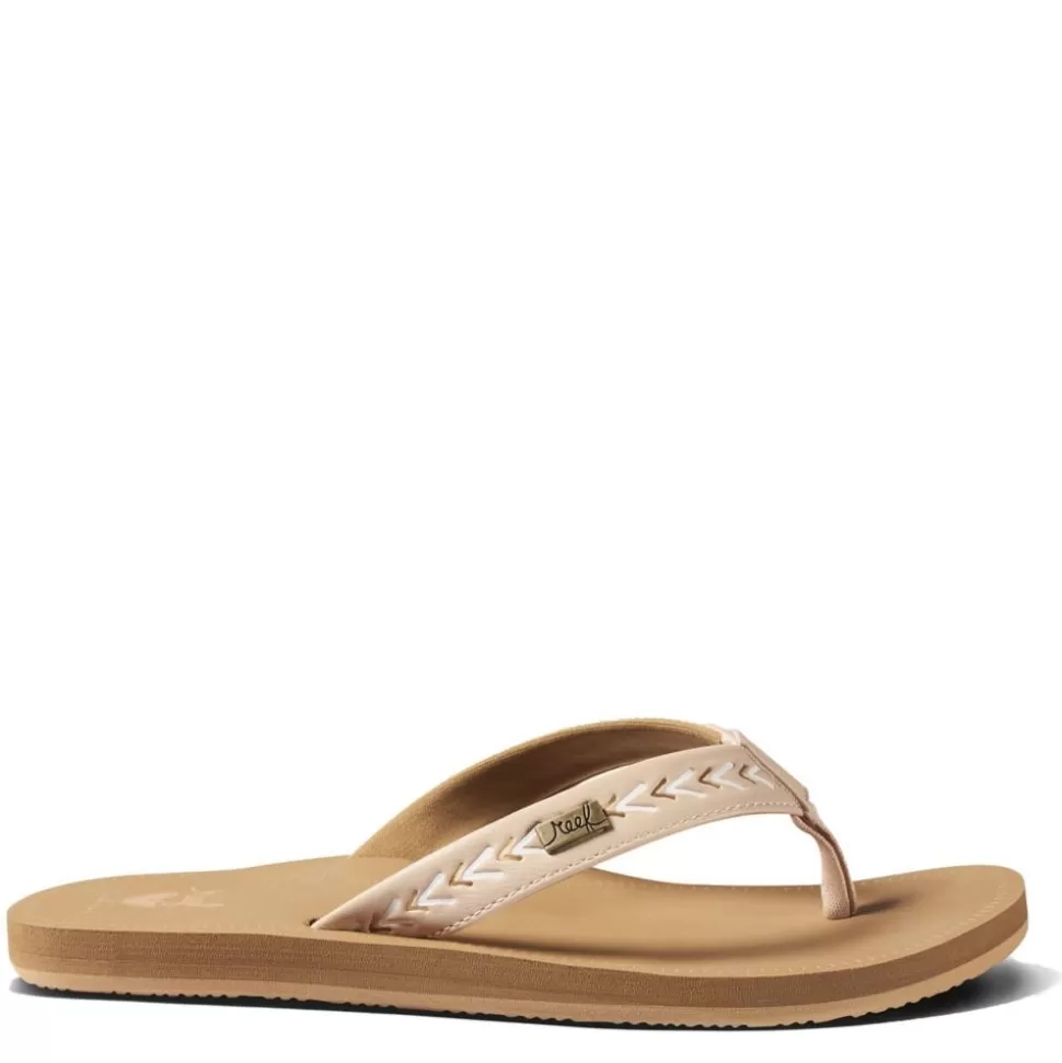 Women REEF Flat Sandals^ Womens Beachbreak Flip Flop Al