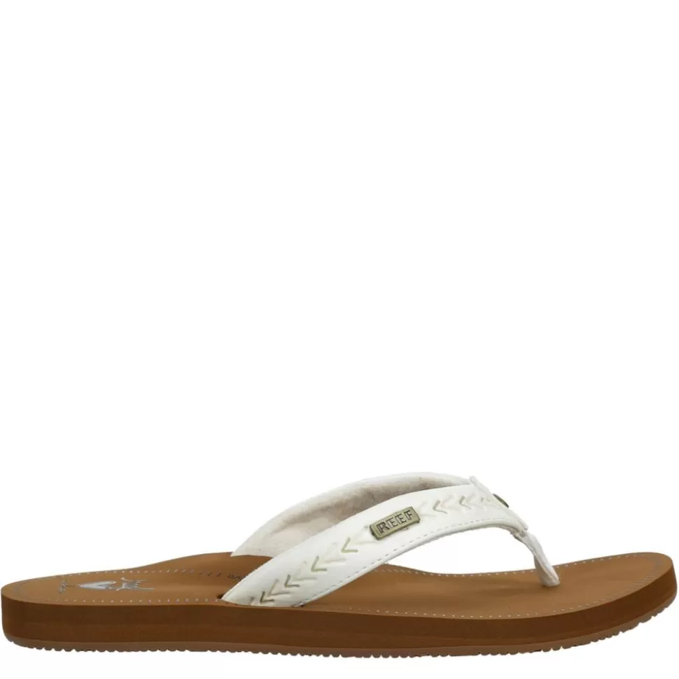 Women REEF Flip Flops^ Womens Beachbreak Flip Flop Sandal