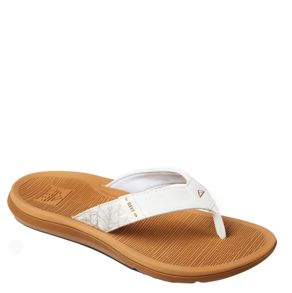 Women REEF Flat Sandals^ Womens Santa Ana Flip Flop Sandal