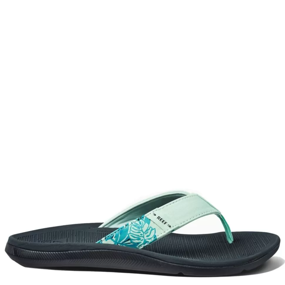 Women REEF Flat Sandals^ Womens Santa Ana Flip Flop Sandal