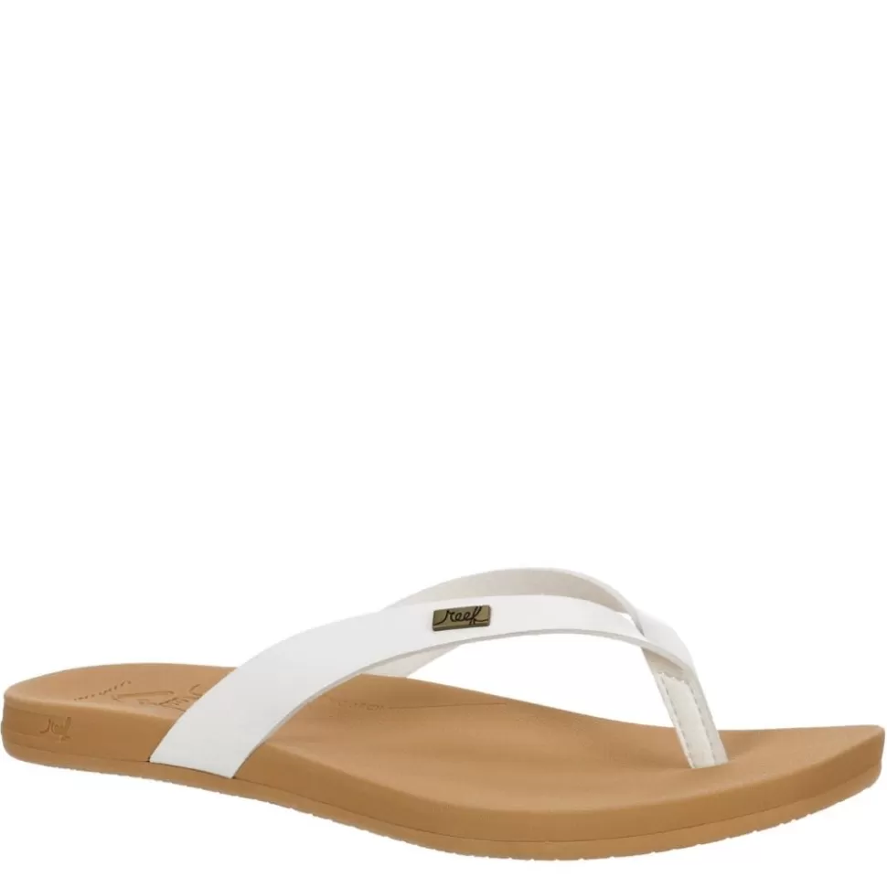 Women REEF Flat Sandals^ Womens Stella Court Flip Flop Sandal