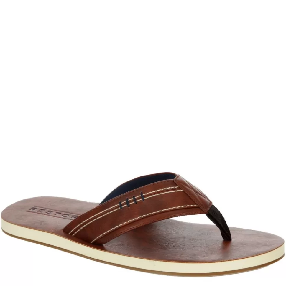 Men RESTORATION Flip Flops^ Mens Delmare Flip Flop Sandal