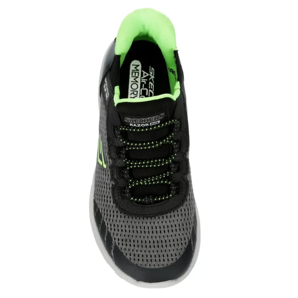 SKECHERS Casual Shoes^ Boys Razor Flex Air Slip-In Slip On Sneaker