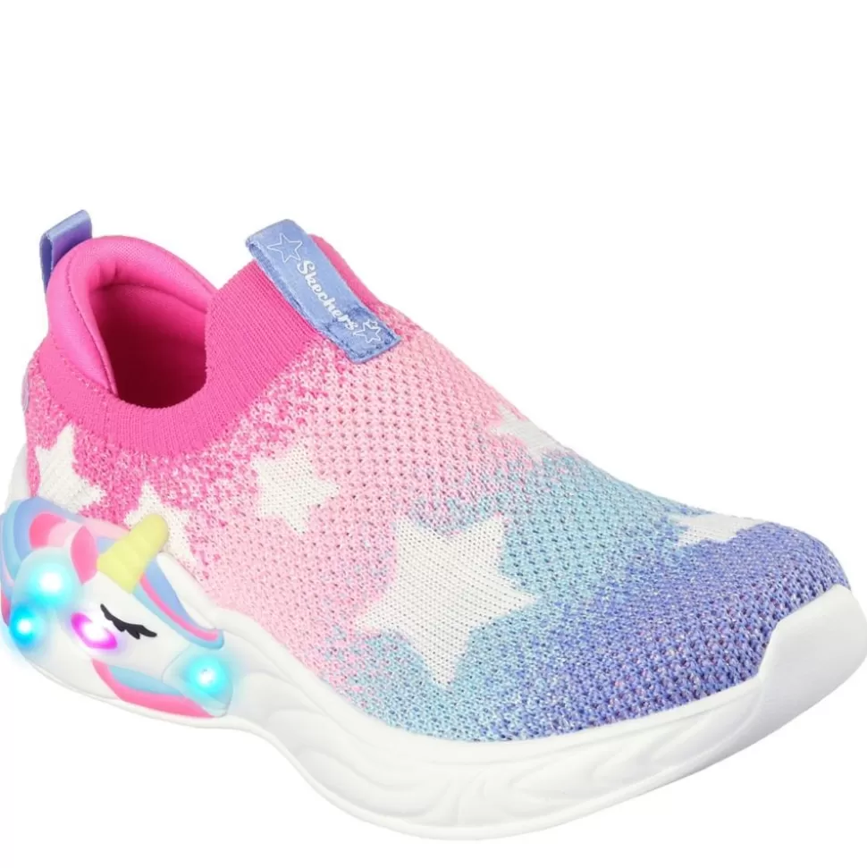 SKECHERS Casual Shoes^ Girls Unicorn Dreams Light Up Sneaker