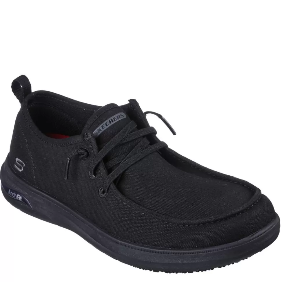 Men SKECHERS Work Shoes^ Mens Arch Fit Melo Slip Resistant Work Shoe