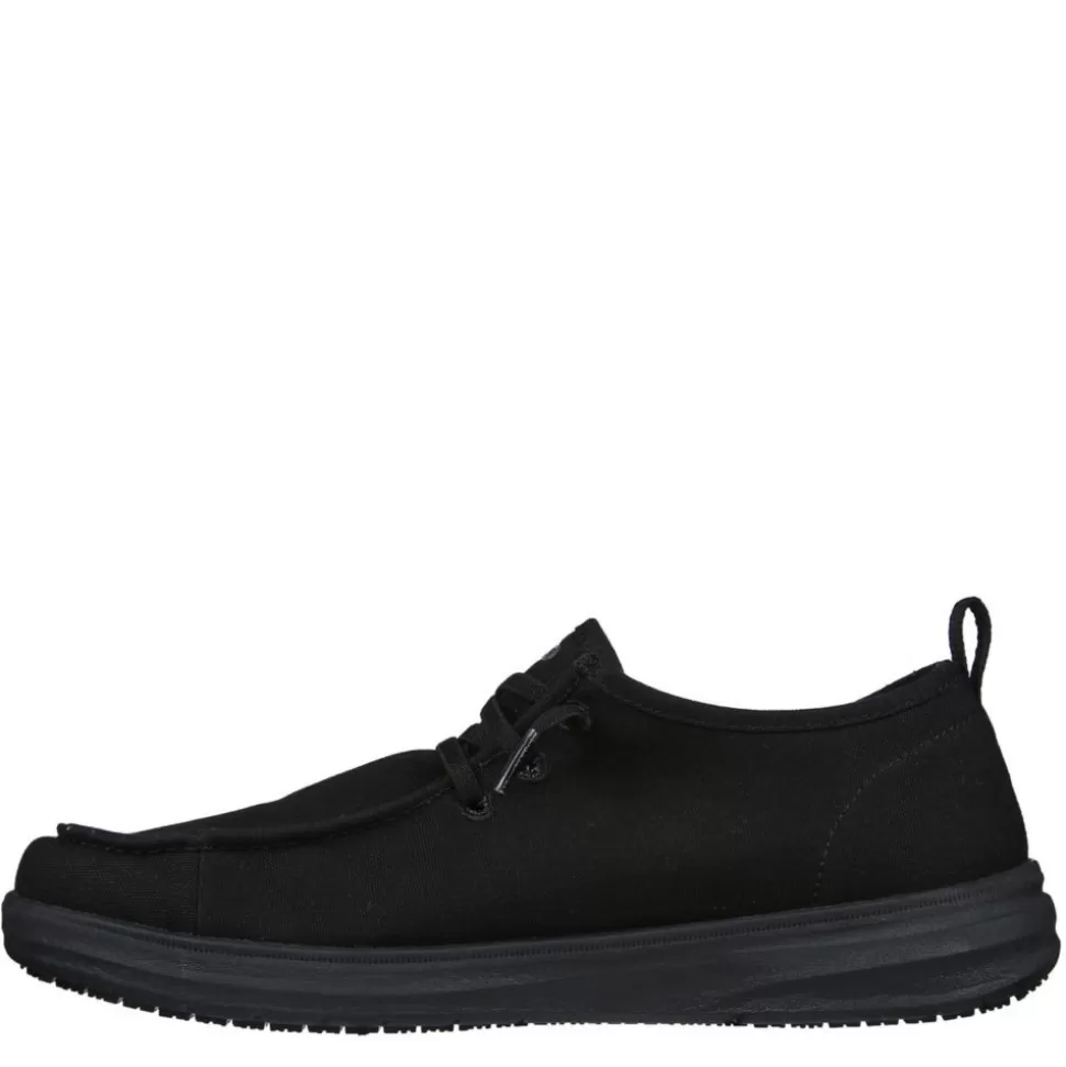 Men SKECHERS Work Shoes^ Mens Arch Fit Melo Slip Resistant Work Shoe