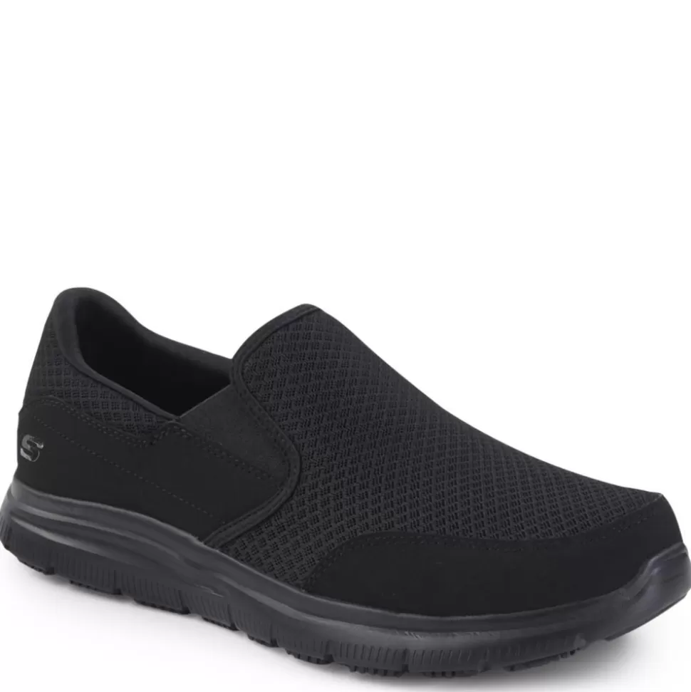 Men SKECHERS Work Shoes^ Mens Mcallen Slip Resistant Work Shoe