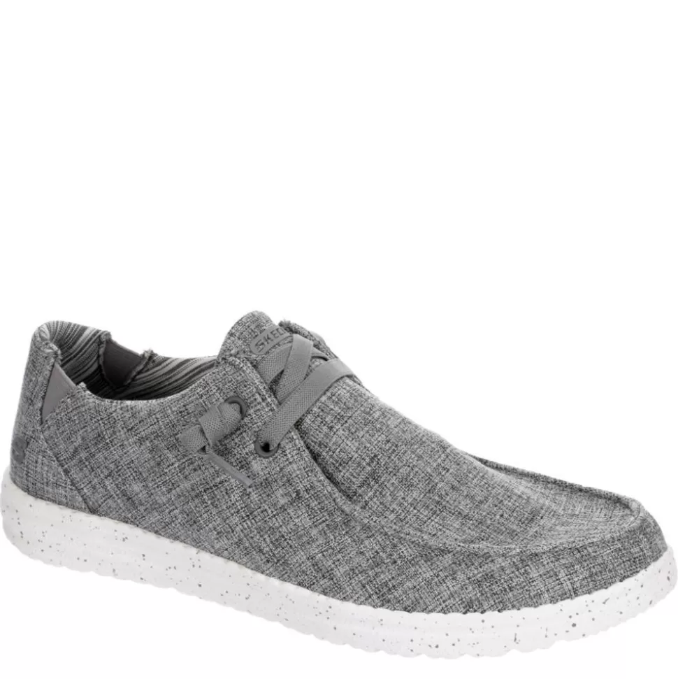 Men SKECHERS Canvas^ Mens Melson-Chad Slip On Sneaker