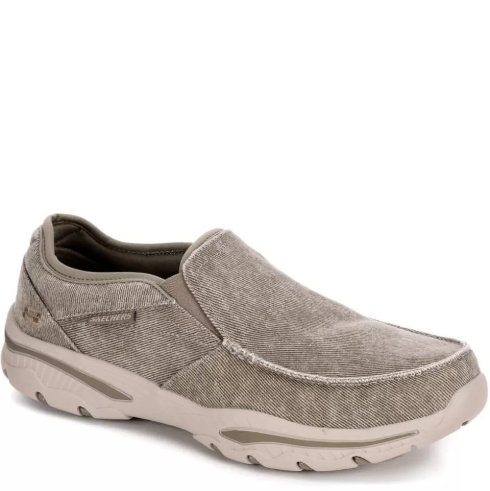 Men SKECHERS Canvas^ Mens Moseco Slip On Sneaker