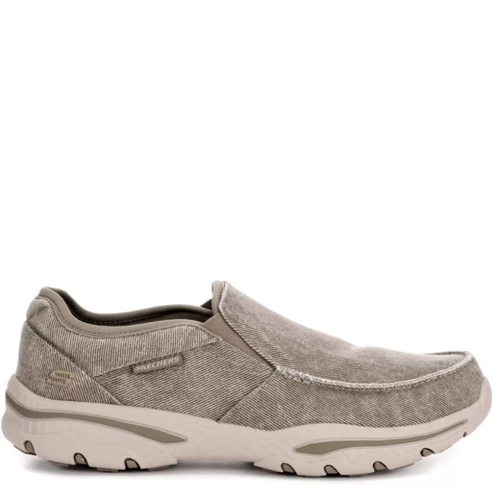 Men SKECHERS Canvas^ Mens Moseco Slip On Sneaker