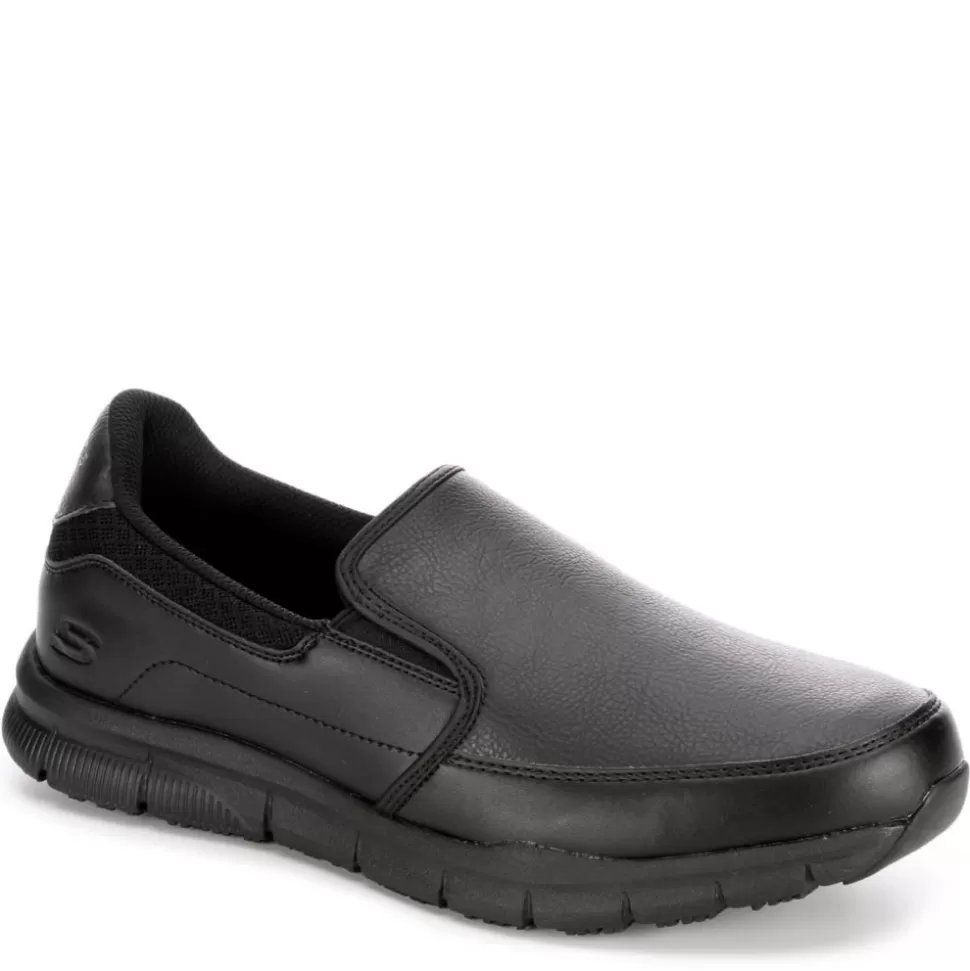 Men SKECHERS Work Shoes^ Mens Nampa-Groton Slip Resistant Work Shoe