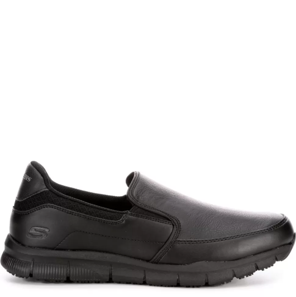 Men SKECHERS Work Shoes^ Mens Nampa-Groton Slip Resistant Work Shoe