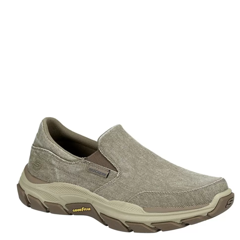 Men SKECHERS Canvas^ Mens Respected Slip On Sneaker