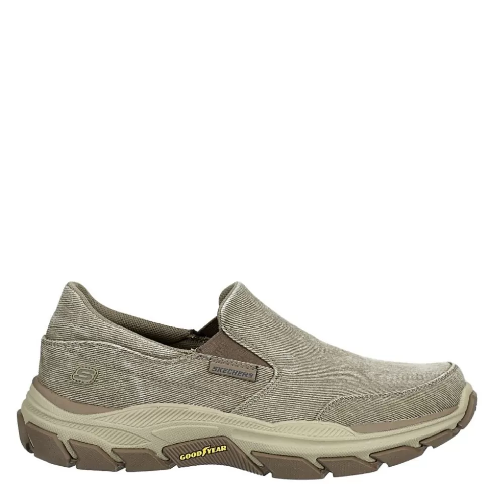 Men SKECHERS Canvas^ Mens Respected Slip On Sneaker