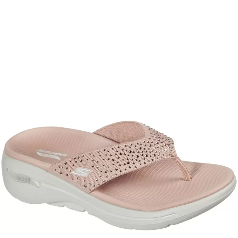 Women SKECHERS Flip Flops^ Womens Dazzle- Arch Fit Flip Flop Sandal