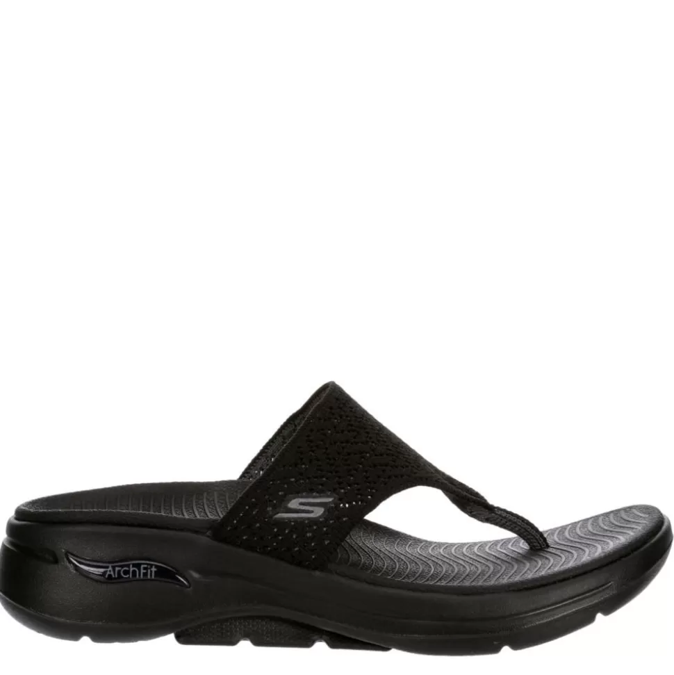 Women SKECHERS Flip Flops^ Womens Go Walk - Arch Fit Flip Flop Sandal