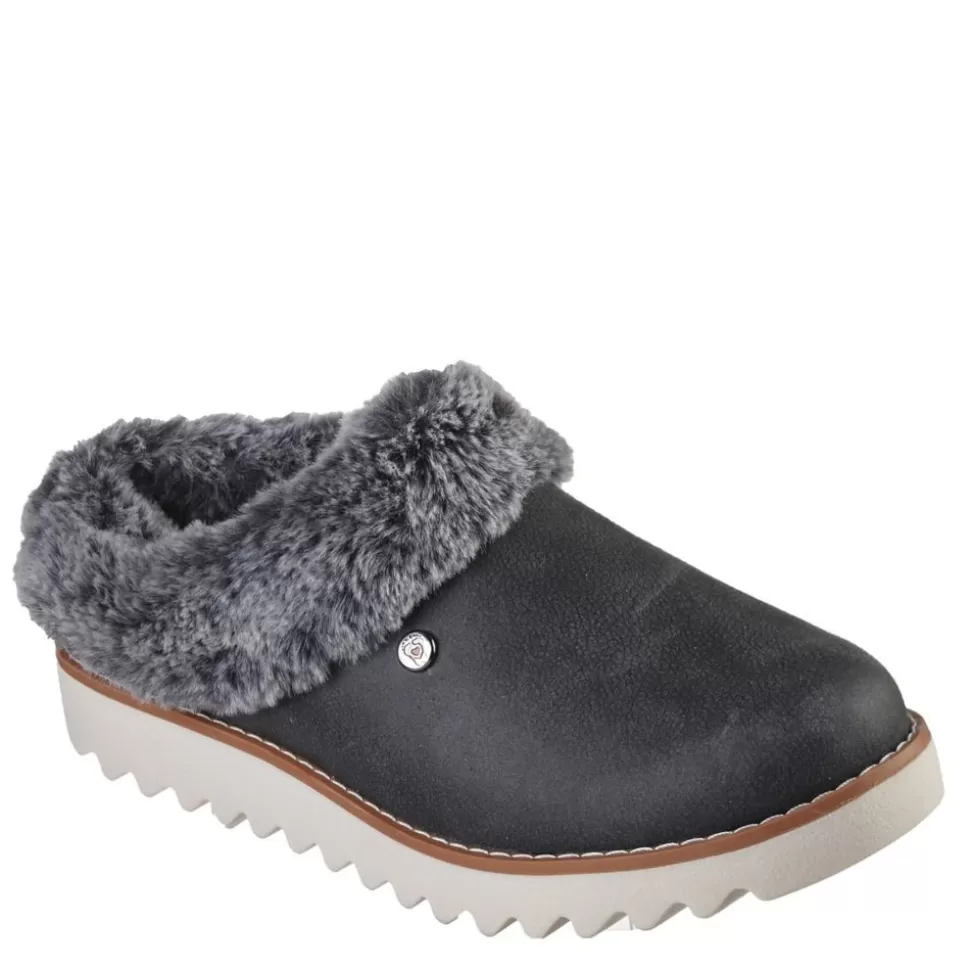 Women SKECHERS Slippers^ Womens Mountain Kiss Winter Rock Slipper